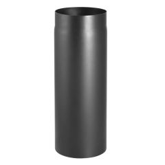 50cm -es Egyenes fekete füstcső